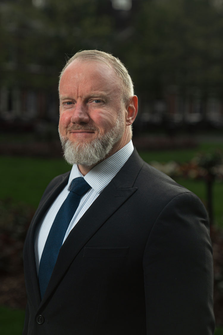 Portrait photograph of Mark Pritchard